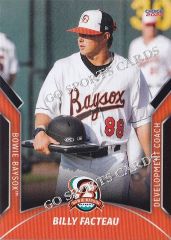 2022 Bowie Baysox Billy Facteau