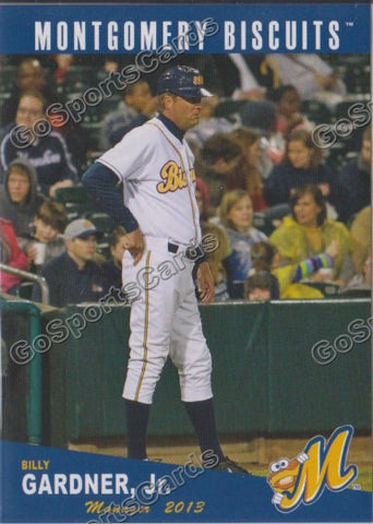 2013 Montgomery Biscuits Billy Gardner Jr