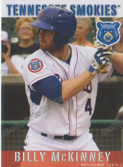 2015 Tennessee Smokies Billy McKinney