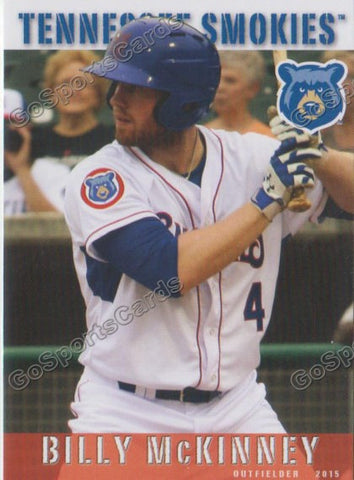 2015 Tennessee Smokies Billy McKinney
