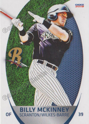 2018 Scranton Wilkes Barre RailRiders Billy McKinney