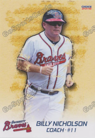 2016 Gwinnett Braves Billy Nicholson