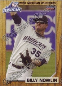 2009 West Michigan WhiteCaps Billy Nowlin