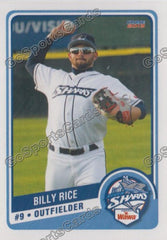 2013 Camden RiverSharks Billy Rice β Go Sports Cards