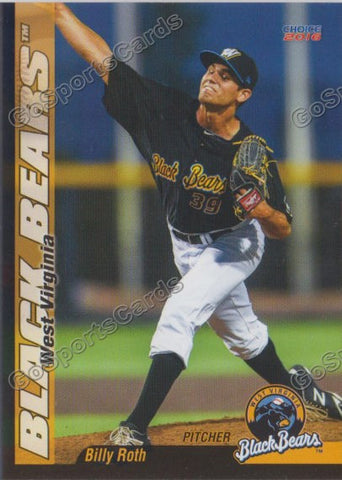 2016 West Virginia Black Bears Billy Roth
