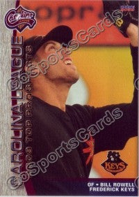 2009 Carolina League Top Prospects Bill Rowell