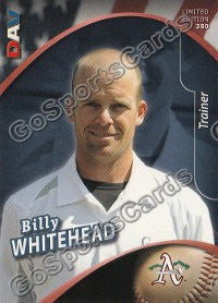 2009 Asheville Tourists DAV Billy Whitehead