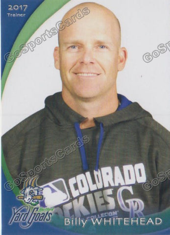 2017 Hartford Yard Goats Billy Whitehead