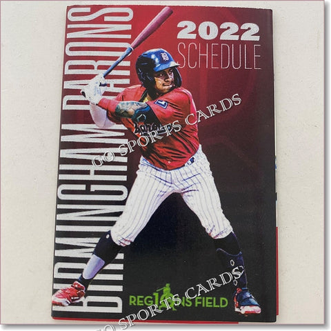 2022 Birmingham Barons Pocket Schedule 