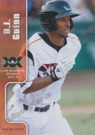 2014 Lake Elsinore Storm BJ Guinn
