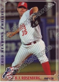 2010 Reading Phillies BJ Rosenberg