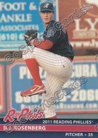 2011 Reading Phillies BJ Rosenberg