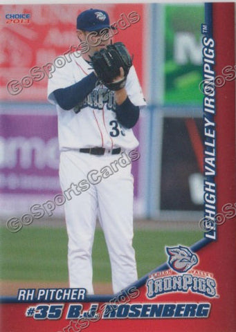 2013 Lehigh Valley IronPigs BJ Rosenberg