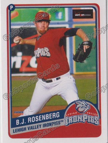 2013 Lehigh Valley IronPigs SGA 2nd BJ Rosenberg