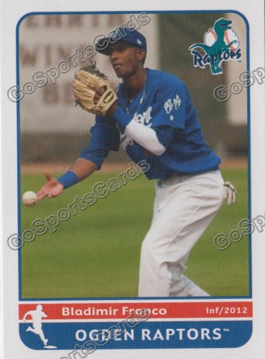 2012 Ogden Raptors Bladimir Franco