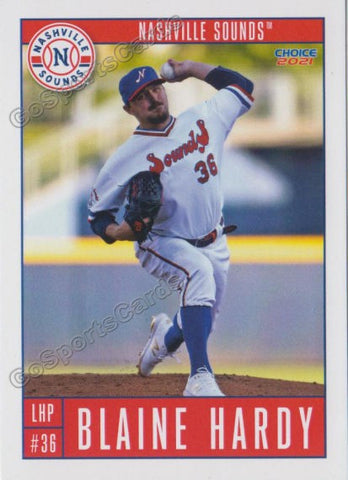 2021 Nashville Sounds Blaine Hardy