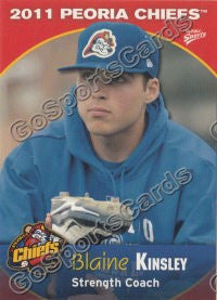 2011 Peoria Chiefs Blaine Kinsley
