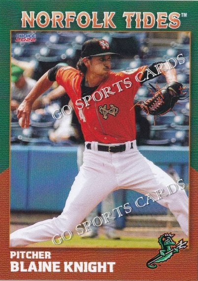 2022 Norfolk Tides 1st Blaine Knight