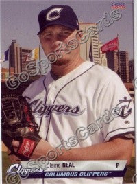 2009 Columbus Clippers Blaine Neal