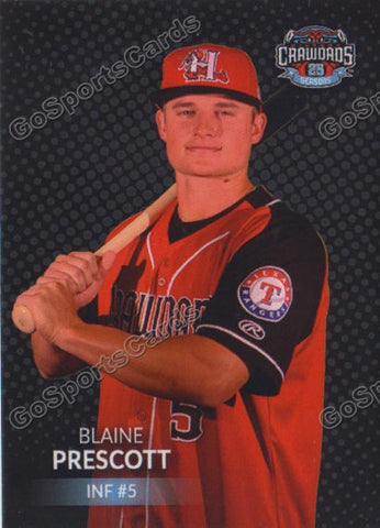 2017 Hickory Crawdads Blaine Prescott
