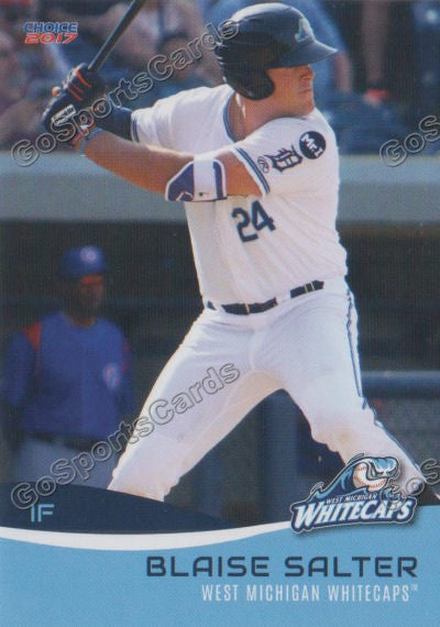 2017 West Michigan Whitecaps Blaise Salter