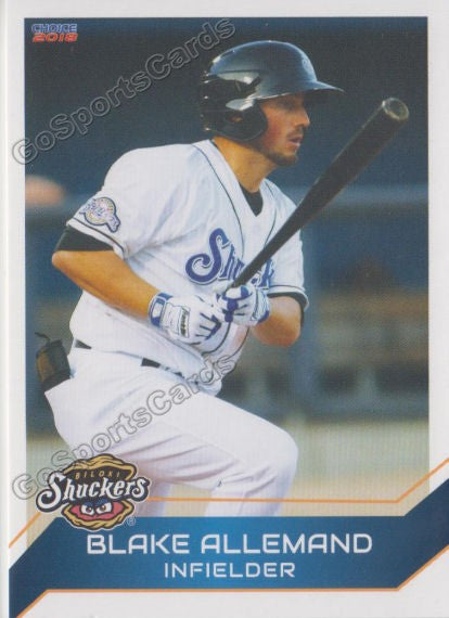 2018 Biloxi Shuckers Blake Allemand