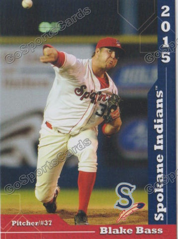 2015 Spokane Indians Blake Bass