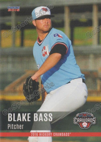 2016 Hickory Crawdads 2nd Blake Bass