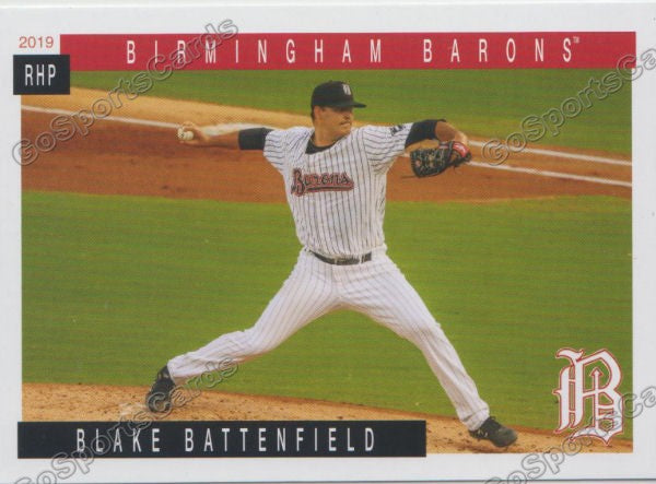 2019 Birmingham Barons Blake Battenfield