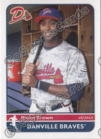 2012 Danville Braves Blake Brown