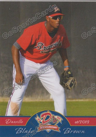 2013 Danville Braves Blake Brown