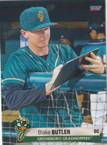 2021 Greensboro Grasshoppers Blake Butler