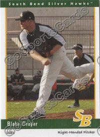 2011 South Bend Silver Hawks Blake Cooper