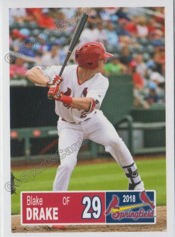 2018 Springfield Cardinals Blake Drake