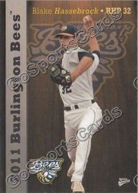 2011 Burlington Bees Blake Hassebrock