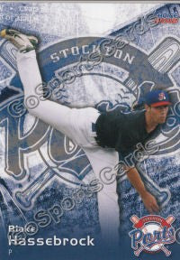 2012 Stockton Ports Blake Hassebrock
