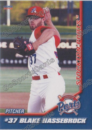 2013 Stockton Ports Blake Hassebrock