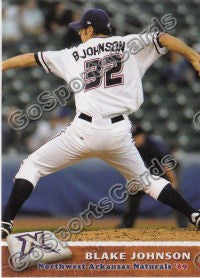 2009 Northwest Arkansas Naturals Blake Johnson