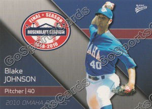2010 Omaha Royals Blake Johnson
