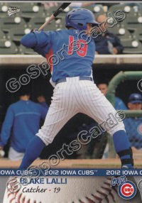 2012 Iowa Cubs Blake Lalli