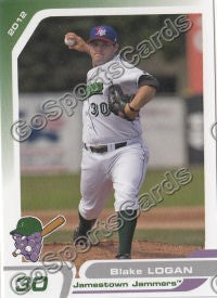 2012 Jamestown Jammers Blake Logan