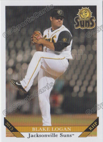 2015 Jacksonville Suns Blake Logan