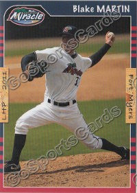 2011 Fort Myers Miracle Blake Martin