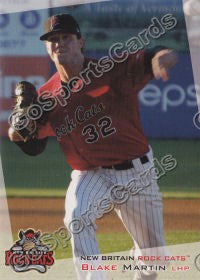 2012 New Britain Rock Cats Blake Martin
