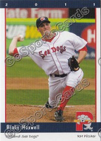 2011 Portland Sea Dogs Blake Maxwell