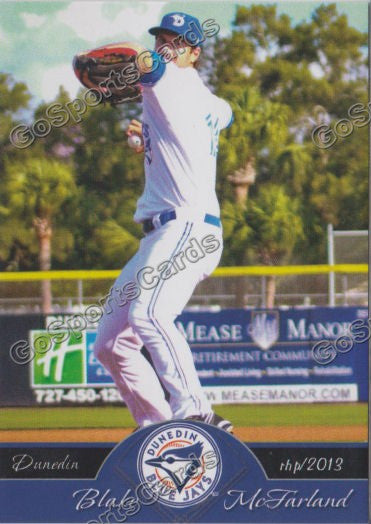 2013 Dunedin Blue Jays Blake McFarland