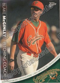 2012 Greensboro Grasshoppers Blake McGinley
