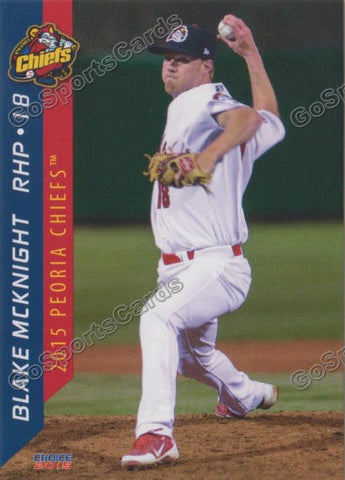 2015 Peoria Chiefs Blake McKnight