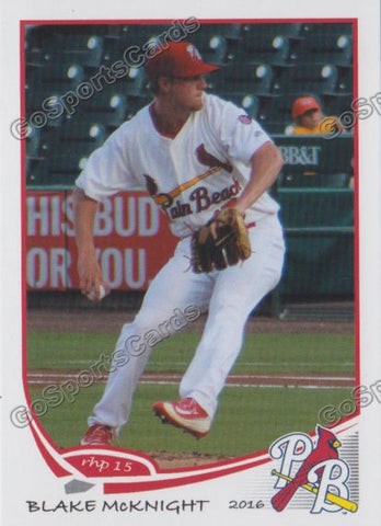 2016 Palm Beach Cardinals Blake McKnight