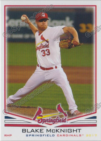 2017 Springfield Cardinals Blake McKnight